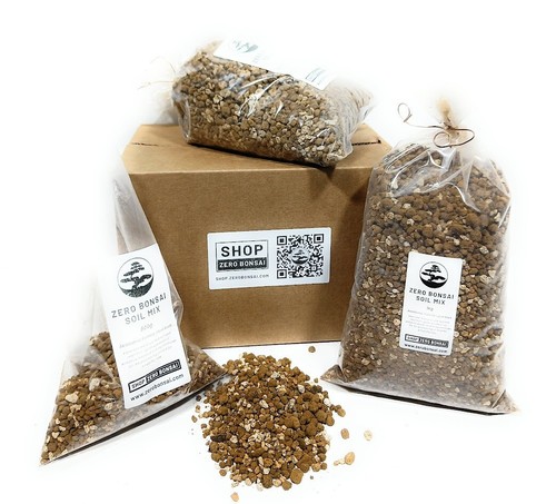 Zero bonsai soil mix 1kg - mix,,